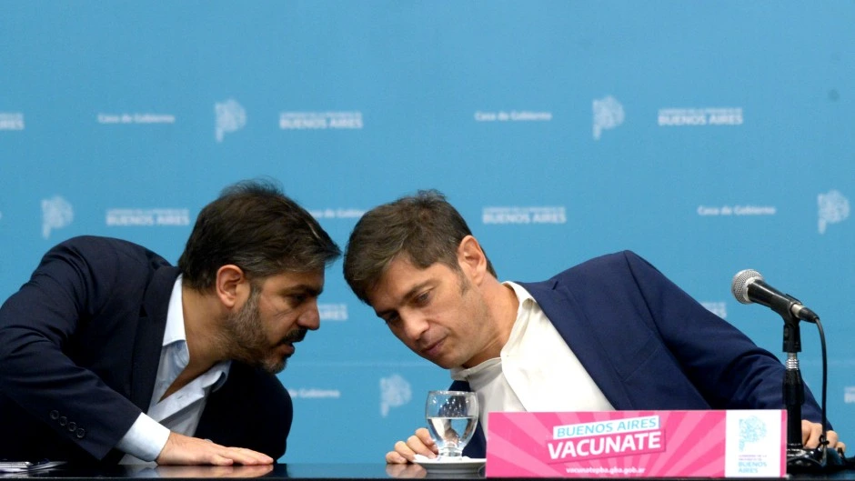 Axel Kicillof y Carlos Bianco.