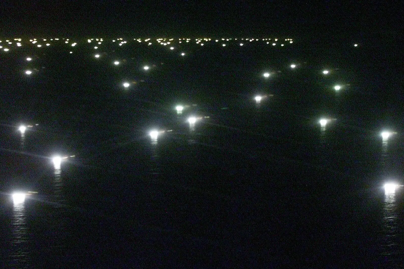 Fishing vessels in the vicinity of Mile 200