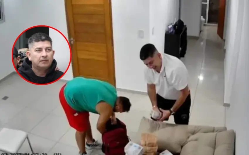 Fernando Ayala fue capturado in fraganti con grandes sumas de dinero.