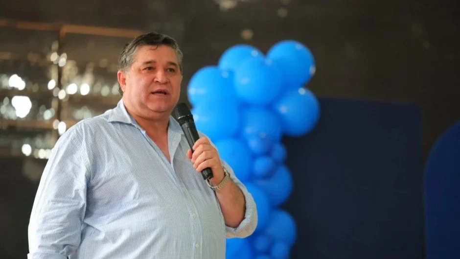 Alcides Riveros, el candidato del PLRA.