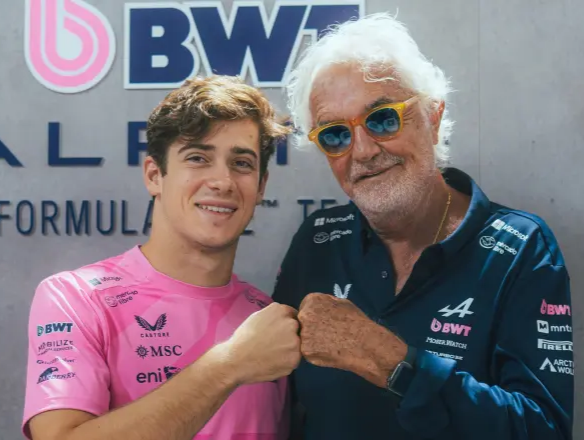 Briatore destacó el nivel de Colapinto en Miami