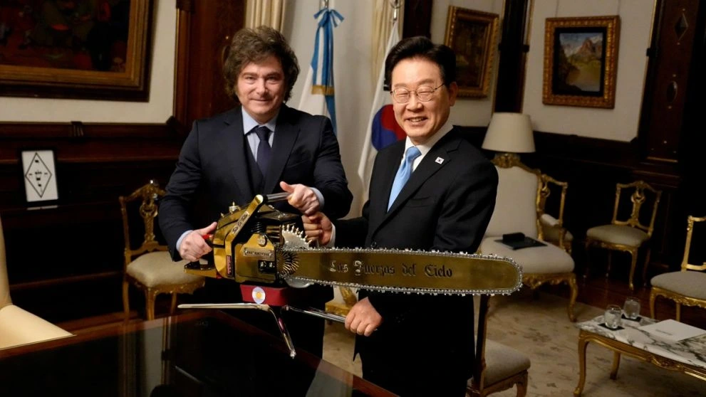 The presidents, Javier Milei and Lee Jae-myung