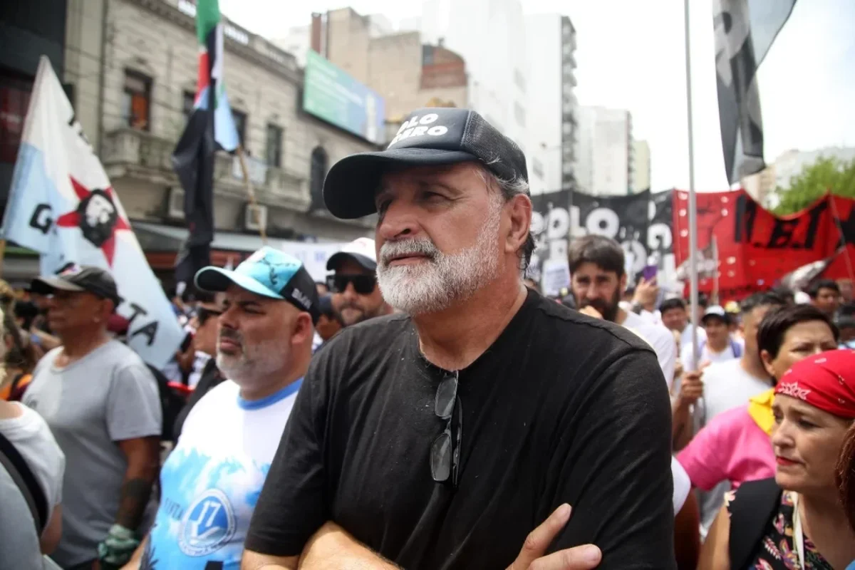 The violent picketer Eduardo Belliboni