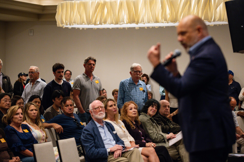 Steve Hilton on the campaign trail.