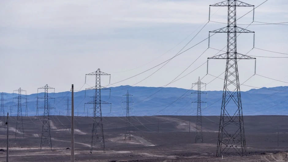 Torres eléctricas.