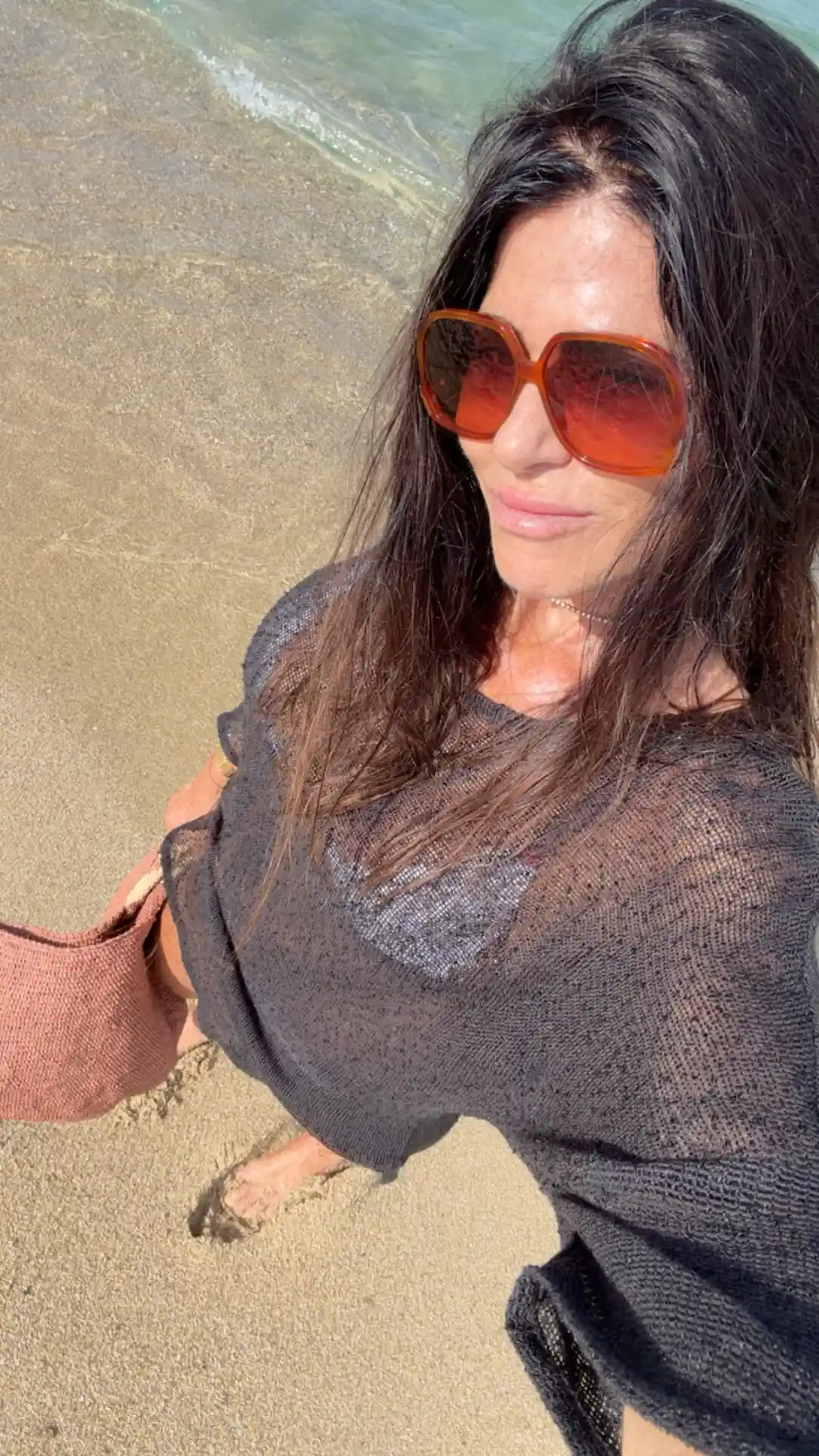 La madre de Tini estaría disfrutando de unas vacaciones
