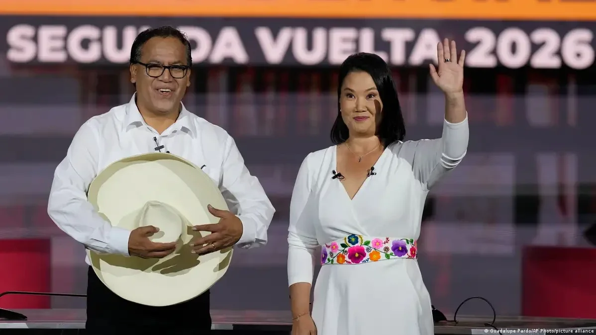 Keiko Fujimori y Roberto Sánchez.