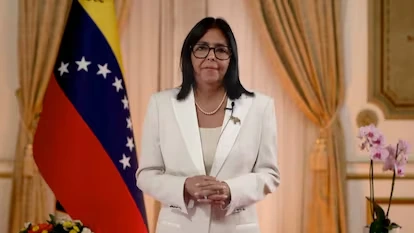 La presidente encargada de Venezuela, Delcy Rodríguez