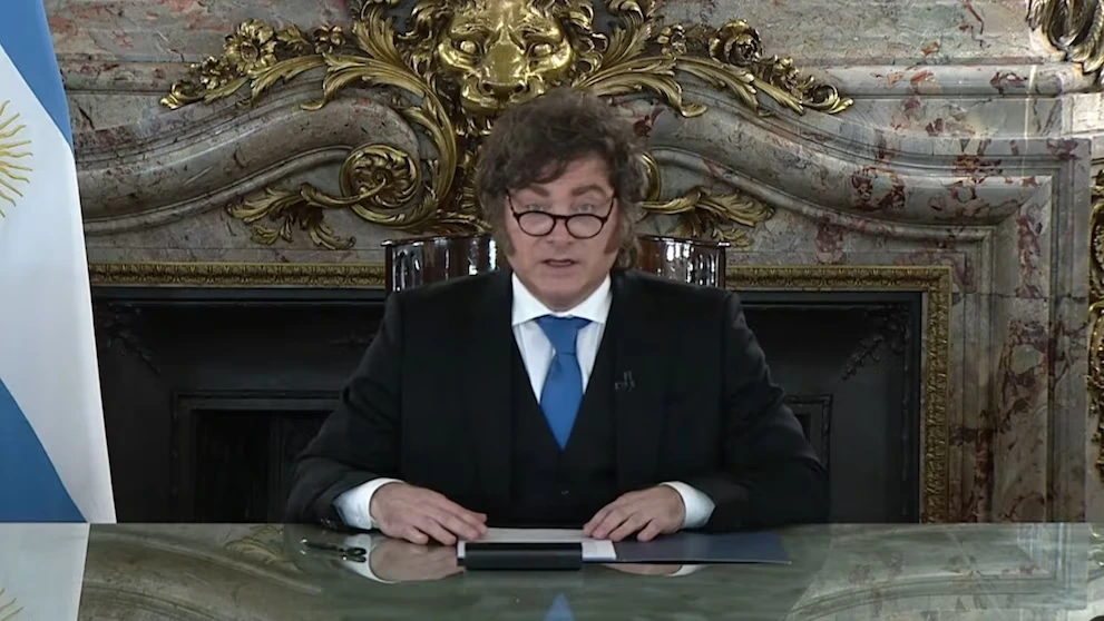 El presidente, Javier Milei.