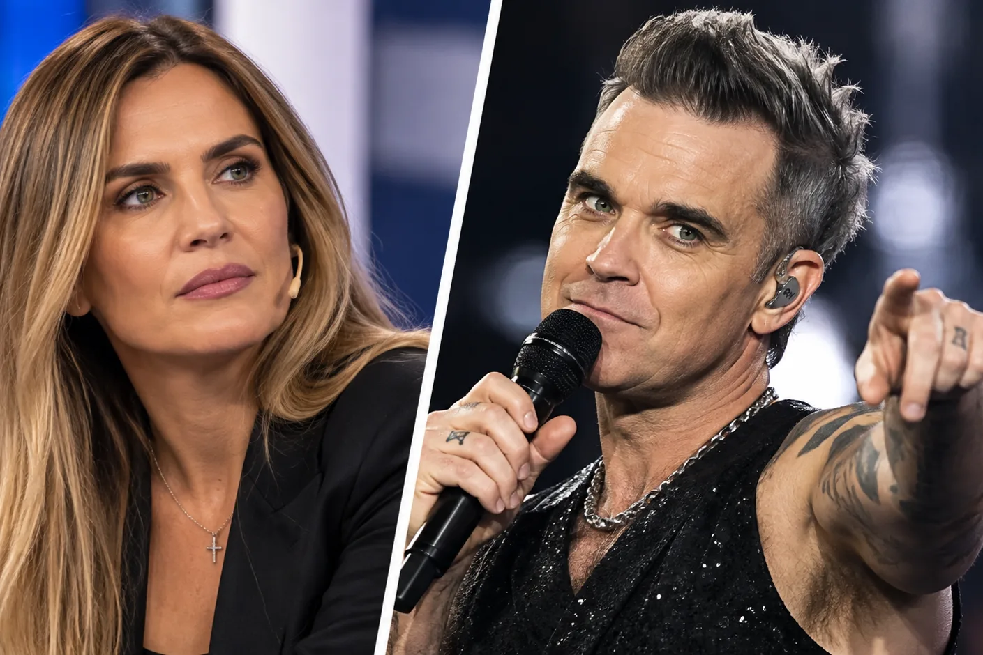 Amalia Granata respondió con picardía al recuerdo de Robbie Williams en su show
