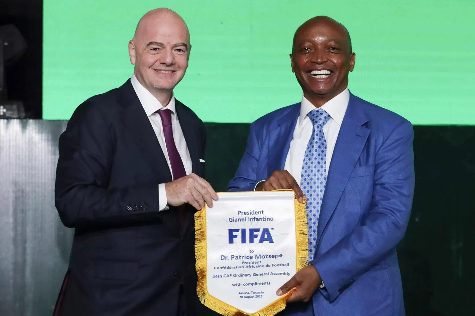 La CAF reafirmó su apoyo a Gianni Infantino de cara a las próximas elecciones de la FIFA