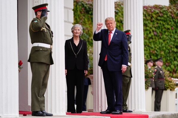 Trump visited Ireland this weekend