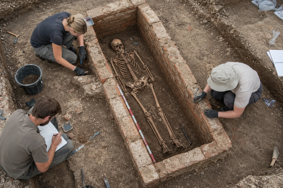 Descubren una tumba romana intacta en Croacia