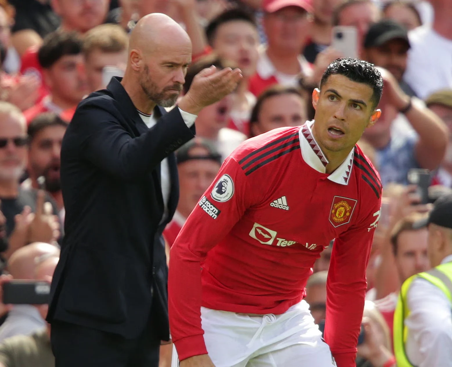 Para Ten Hag, Ronaldo lo decepcionó a él y al equipo