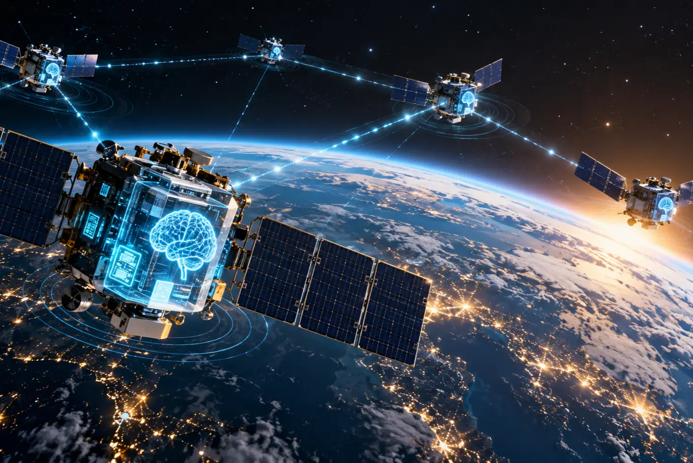 A former Google and SpaceX engineer raised 8 million dollars to integrate AI into satellites