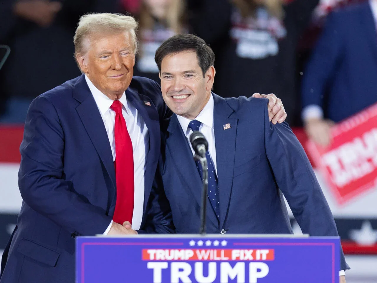 Donald Trump and Marco Rubio