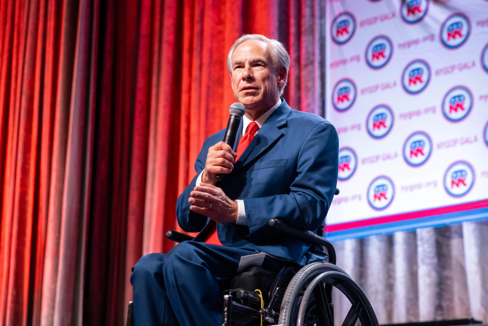 The Texas governor also stated that he will seek to ensure that state jobs are filled by U.S. citizens