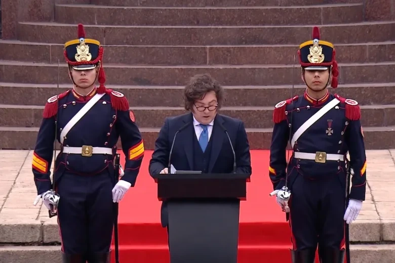 Javier Milei encabezó el acto por San Martín y reivindicó la defensa de la libertad
