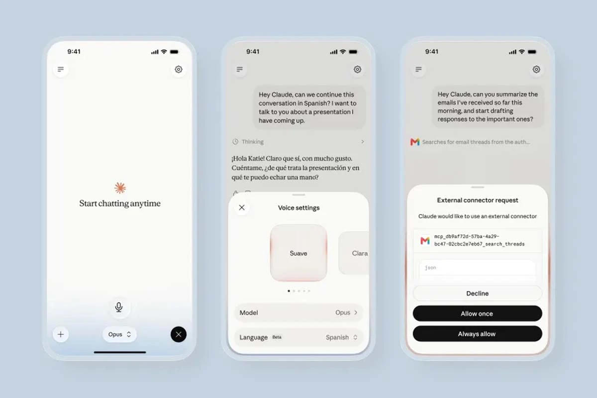 Qué tareas permite resolver el nuevo modo de voz