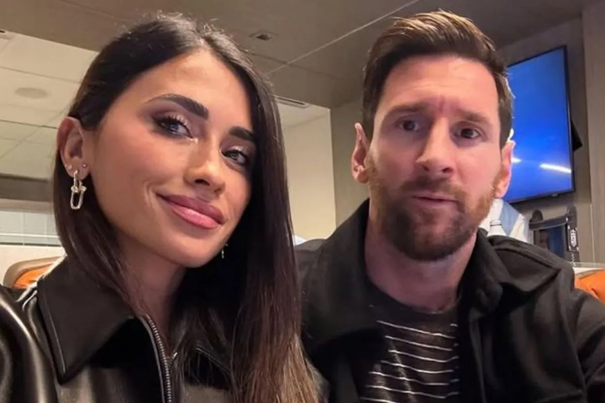 Antonela Roccuzzo y Lionel Messi