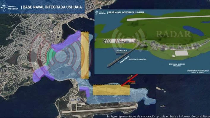 This is how the strategic Integrated Naval Base in Ushuaia will be: the future Antarctic Logistics Hub - Radar Austral