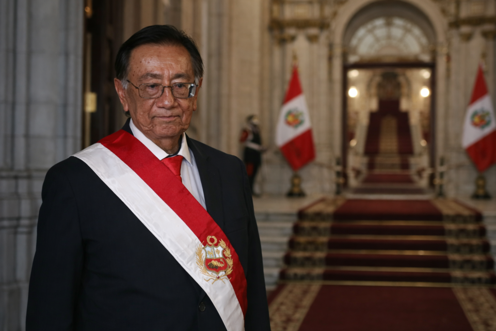 The interim president of Peru made disparaging comments against the Jewish community and the repudiation was not long in coming