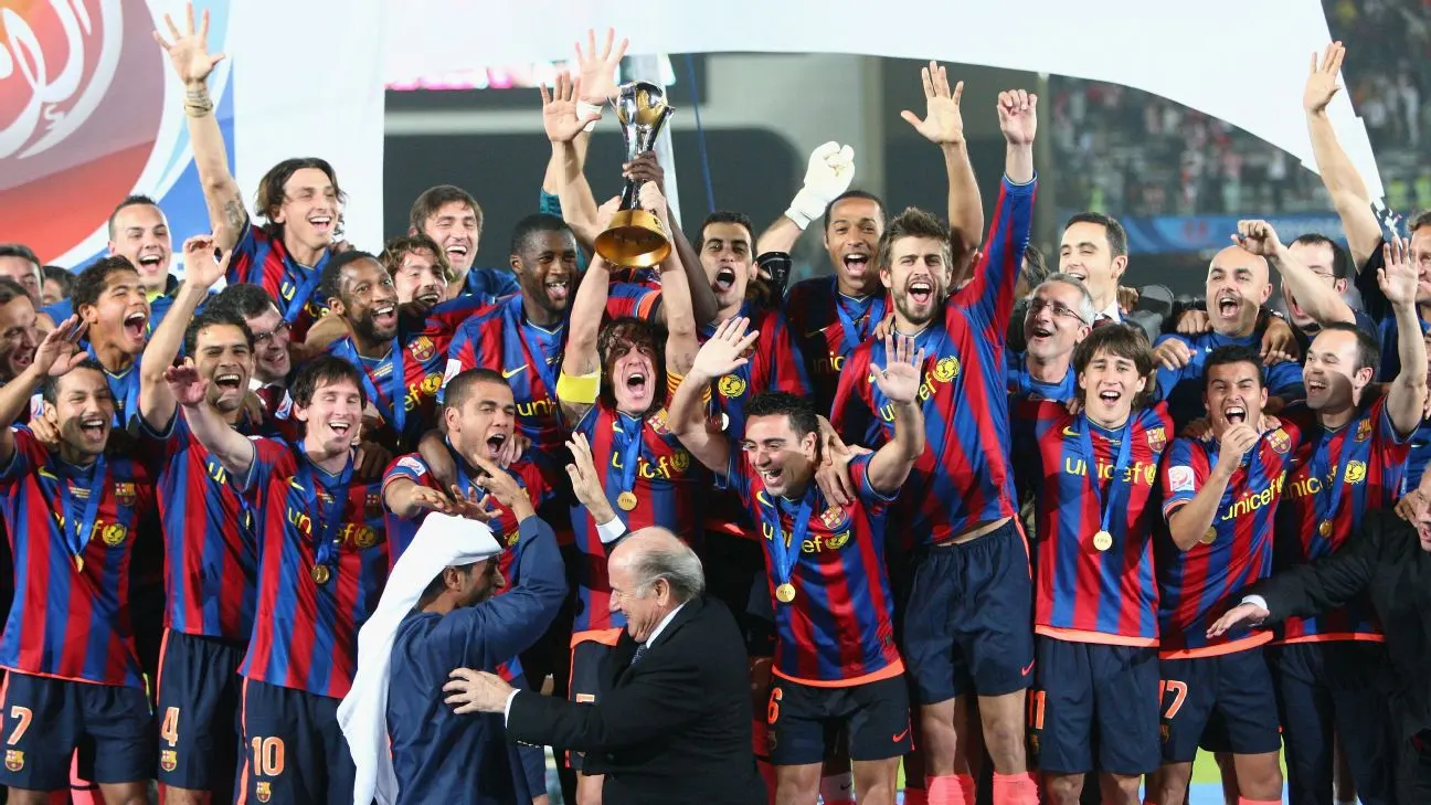 Barcelona consiguió el Mundial de Clubes en 2009 tras derrotar 2 a 1 a Estudiantes de La Plata