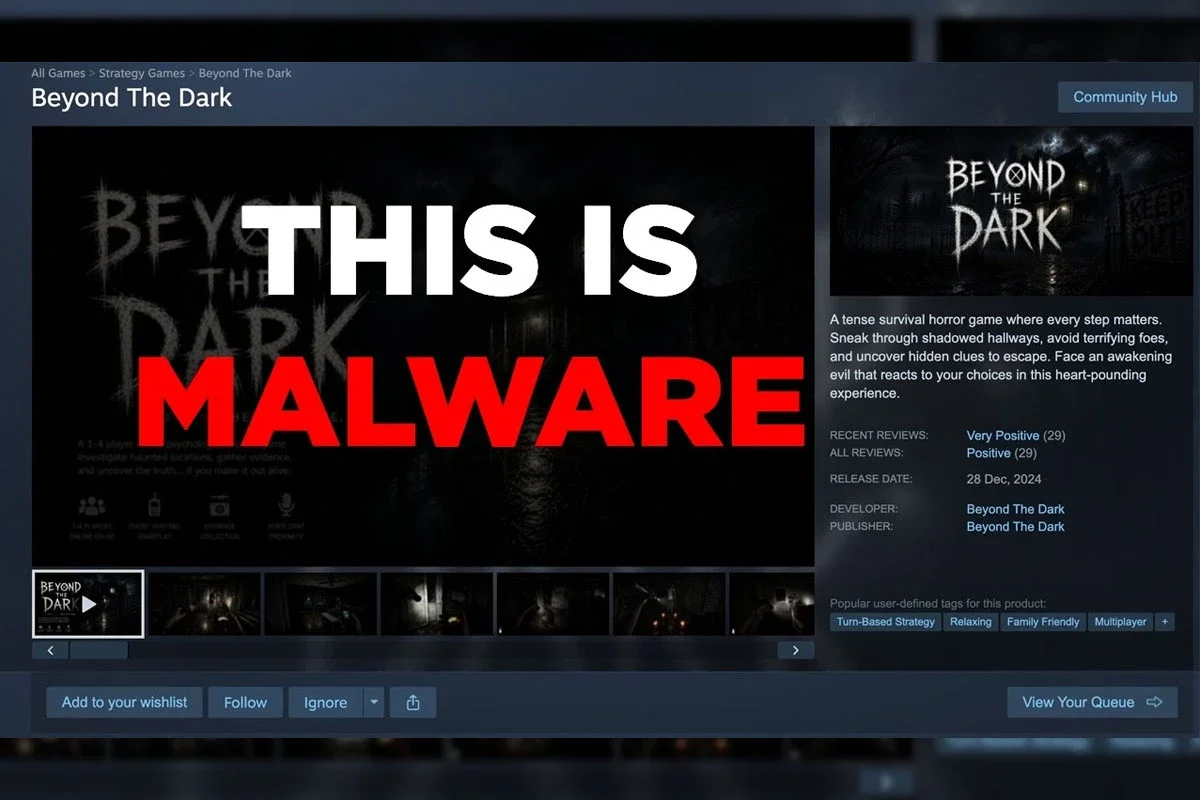 Cómo funcionaba el malware detectado en Steam