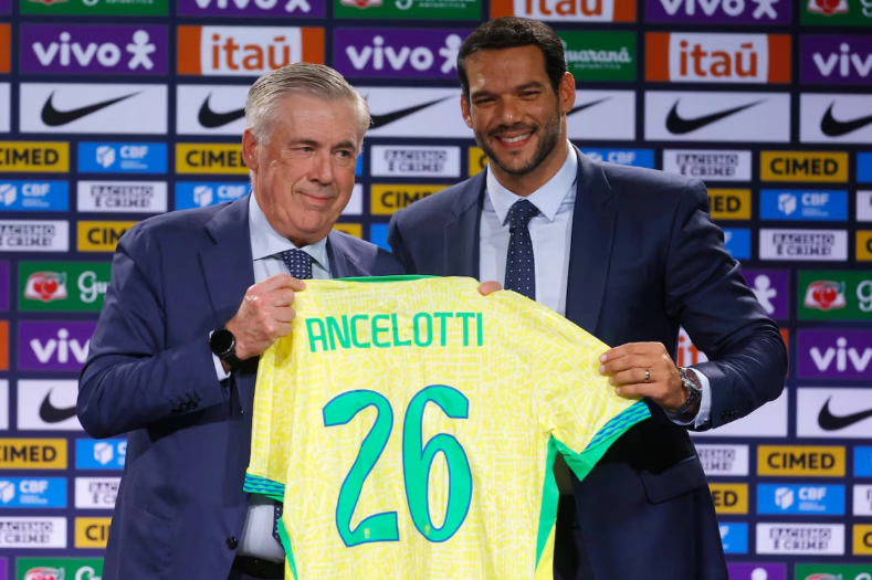 Hay técnico para rato: Carlo Ancelotti renovó contrato con Brasil hasta 2030