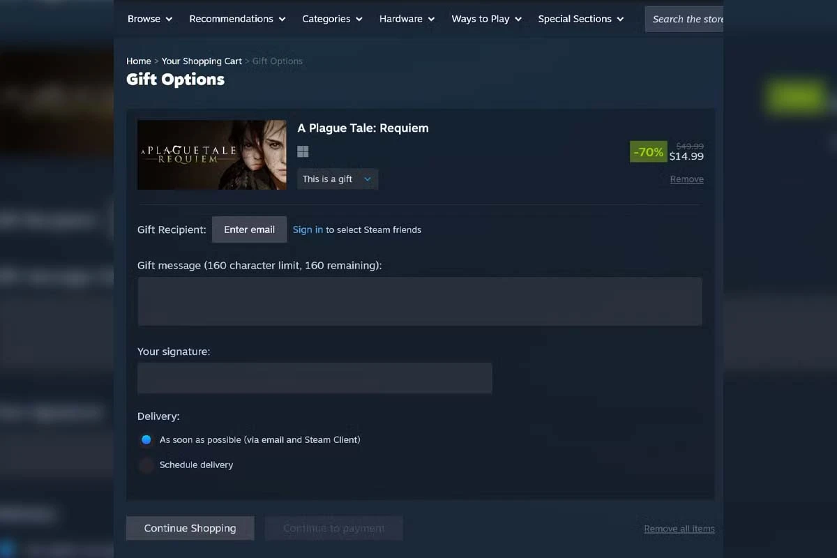 Steam lanzó una nueva actualización