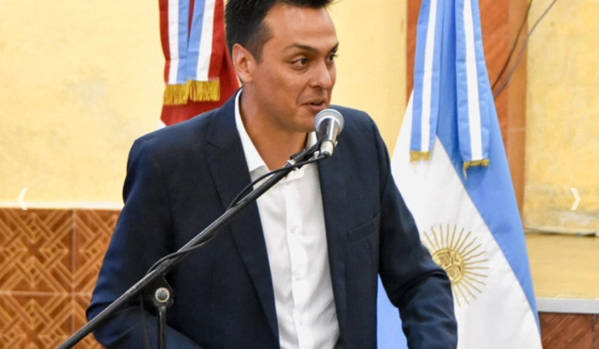 Maximiliano Rossetto, actual intendente de Holmberg (Santa Catalina)