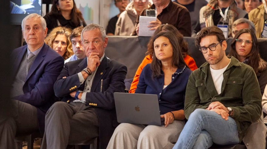 Familia de Nora Dalmasso durante el jury de enjuiciamiento a los fiscales