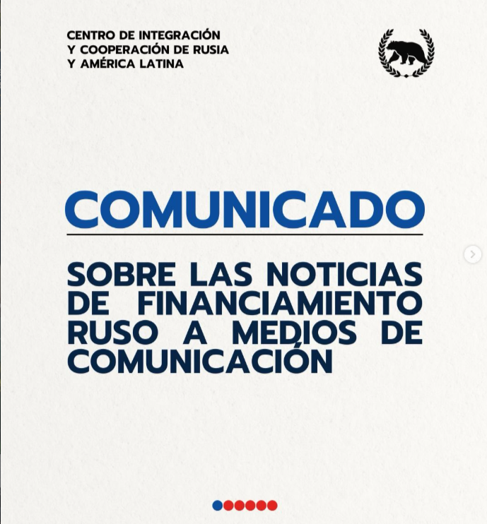 The organization even issued a statement defending the spy network disrupted by SIDE.