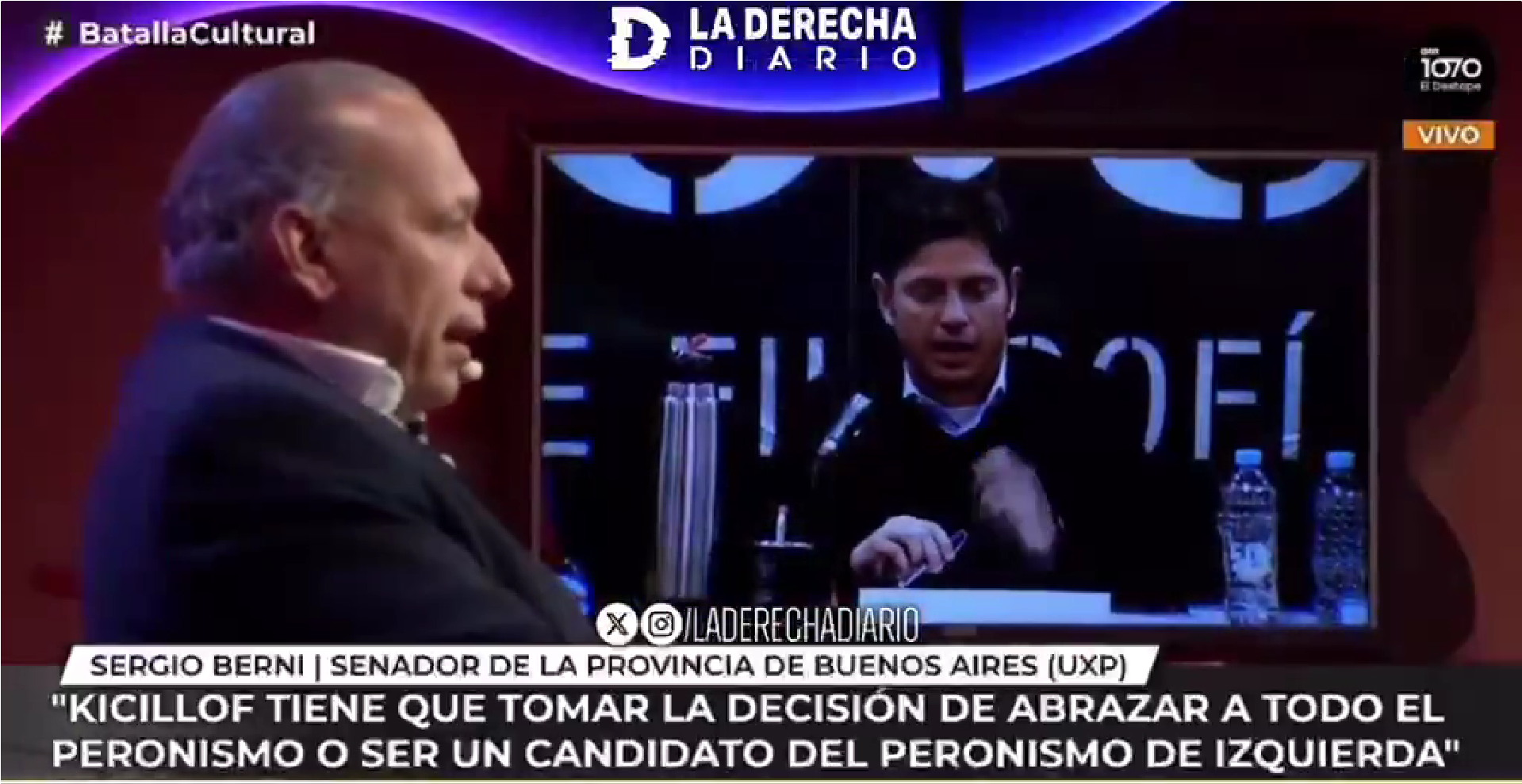 Sergio Berni destroyed Axel Kicillof