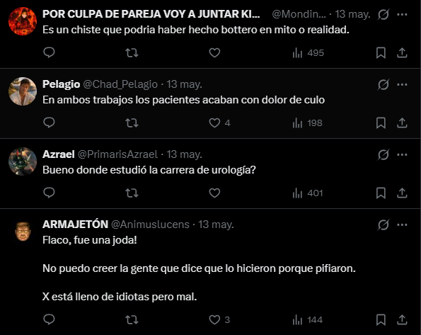 Reacciones en redes sociales