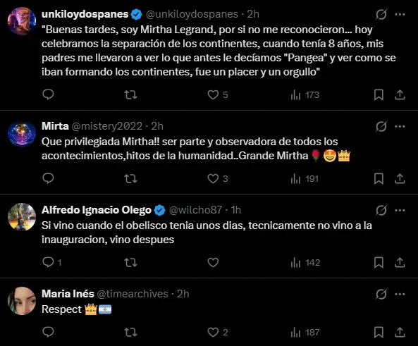 Reacciones en redes sociales