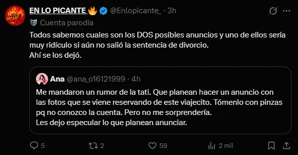 Se cree que La China Suárez podría anunciar su nuevo embarazo desde allí