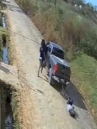 Imagen de una cámara de seguridad