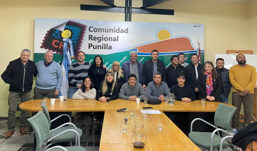 Reciente asamblea de la Comunidad Regional Punilla donde se eligieron las nuevas autoridades
