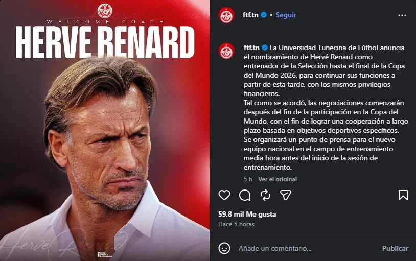 The FTF statement on Instagram