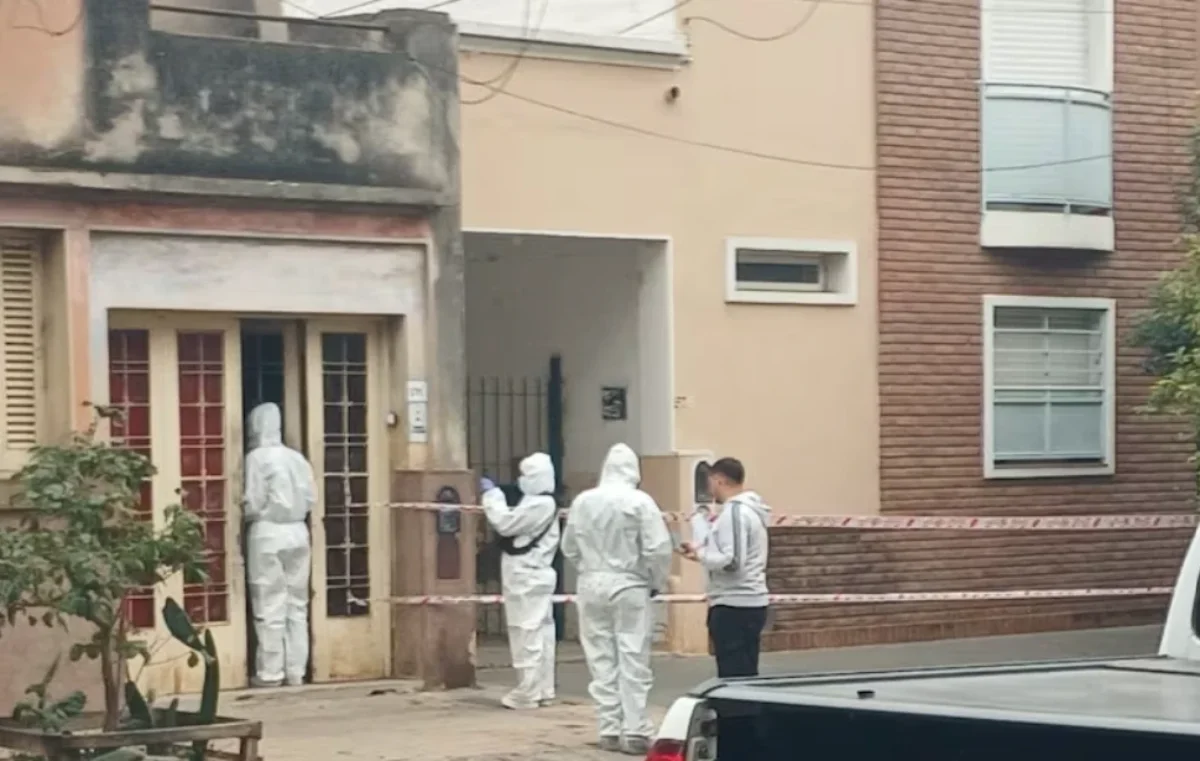 Allanamiento del 3 junio en la casa del Claudio Barrelier, lugar donde se cometió el asesinato de Agostina Vega