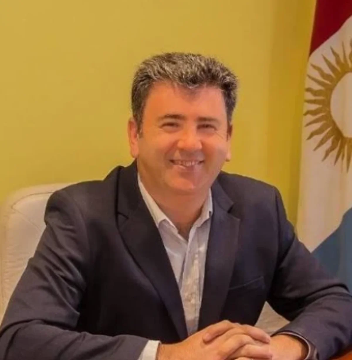 Javier Dieminger, intendente de La Falda