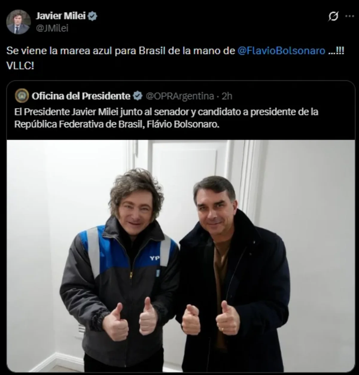 Milei's message