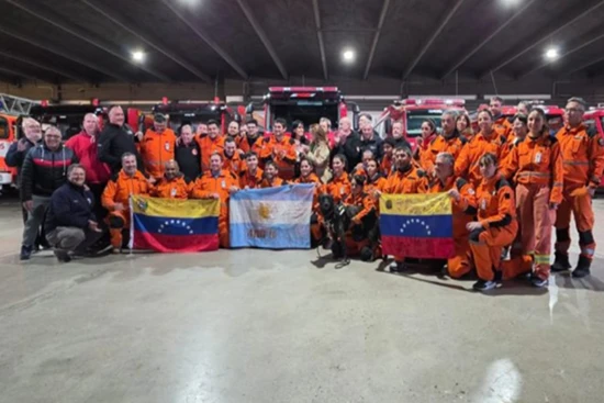 Regresó a Córdoba el contingente de rescatistas tras la asistencia en Venezuela por el terremoto