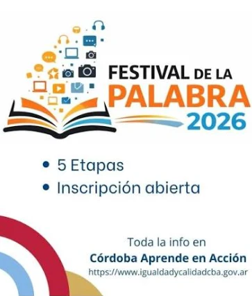 Flyer oficial del evento literario