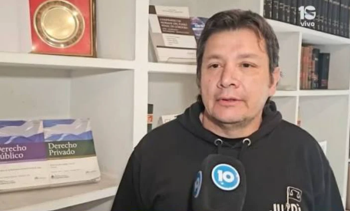  Adrián Valán, referente e integrante de la comisión directiva del gremio judicial de Córdoba