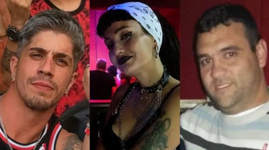 Claudio Barrelier, Soledad Andreani y Osvaldo Fassetta, 3 de los 4 imputados por el asesinato de Agostina Vega