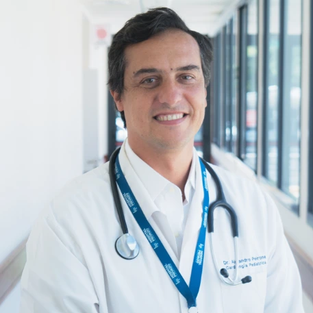 Alejandro Peirone, jefe del Departamento de Cardiología del Hospital de Niños