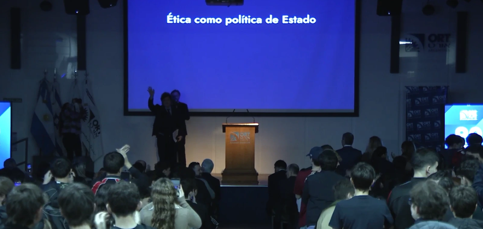 The reception of the students