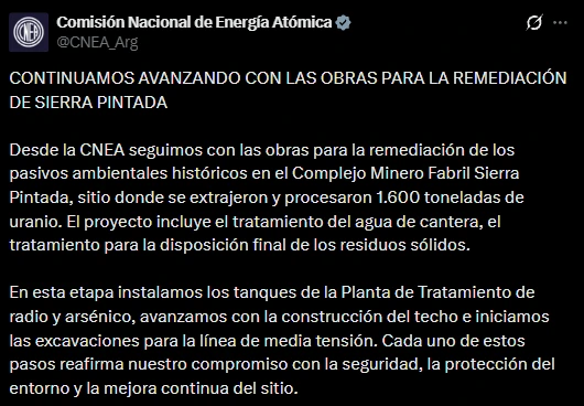 The statement from the CNEA